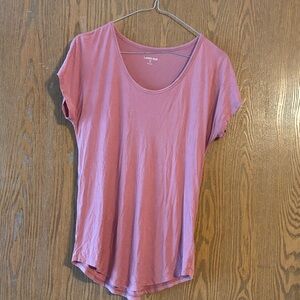 Lands' End Mauve Short Sleeve Tee Size XS